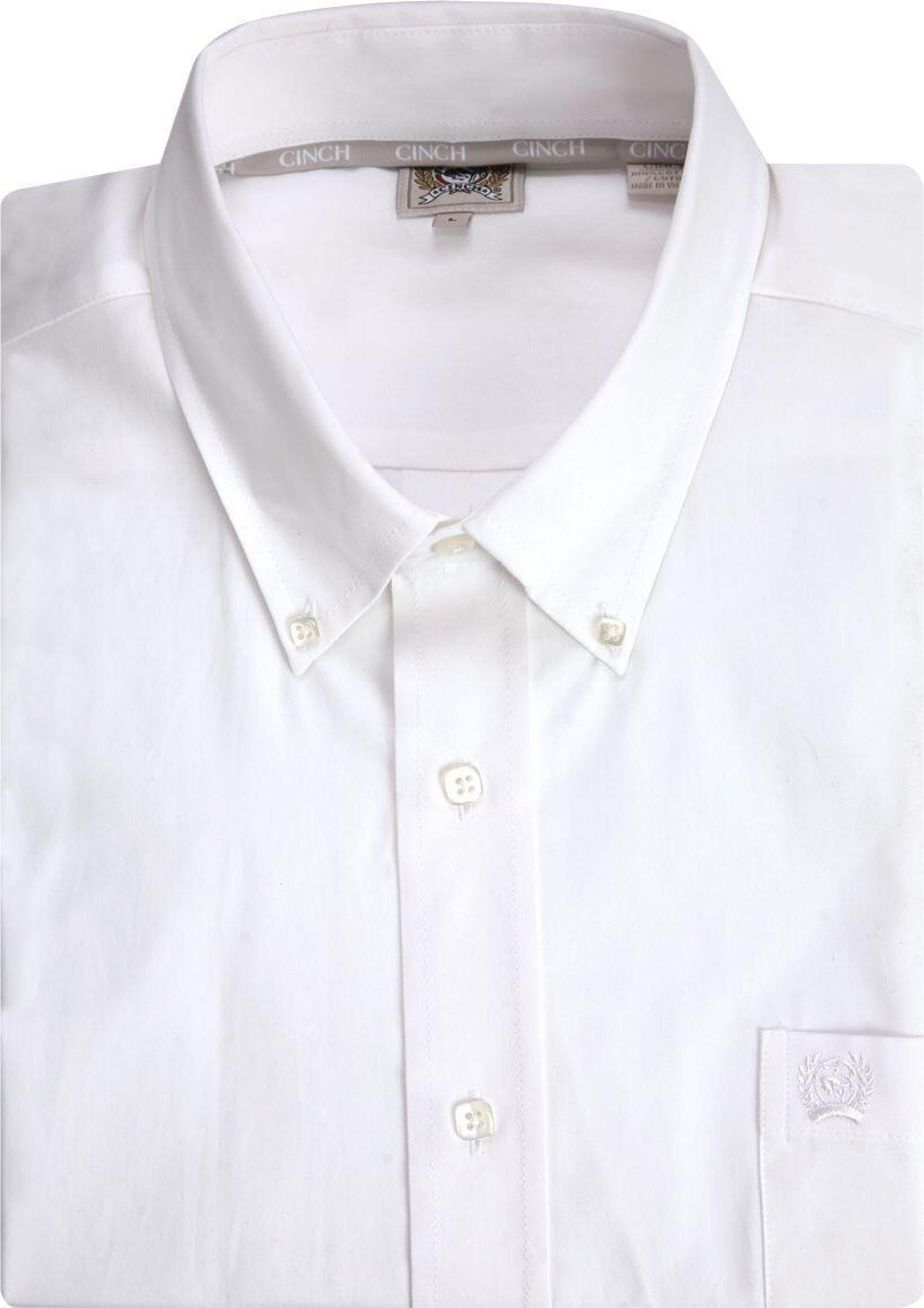 Cinch Men's Pinpoint Oxford Long Sleeve Shirt