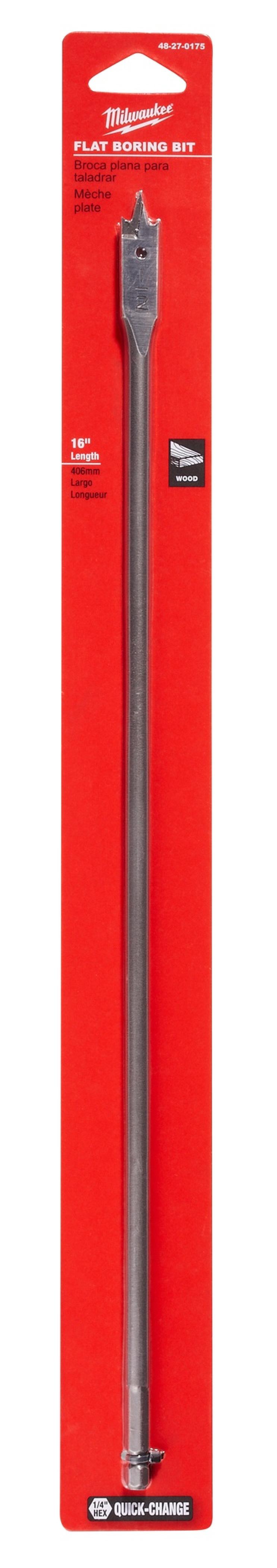 Milwaukee Flat Boring Bits