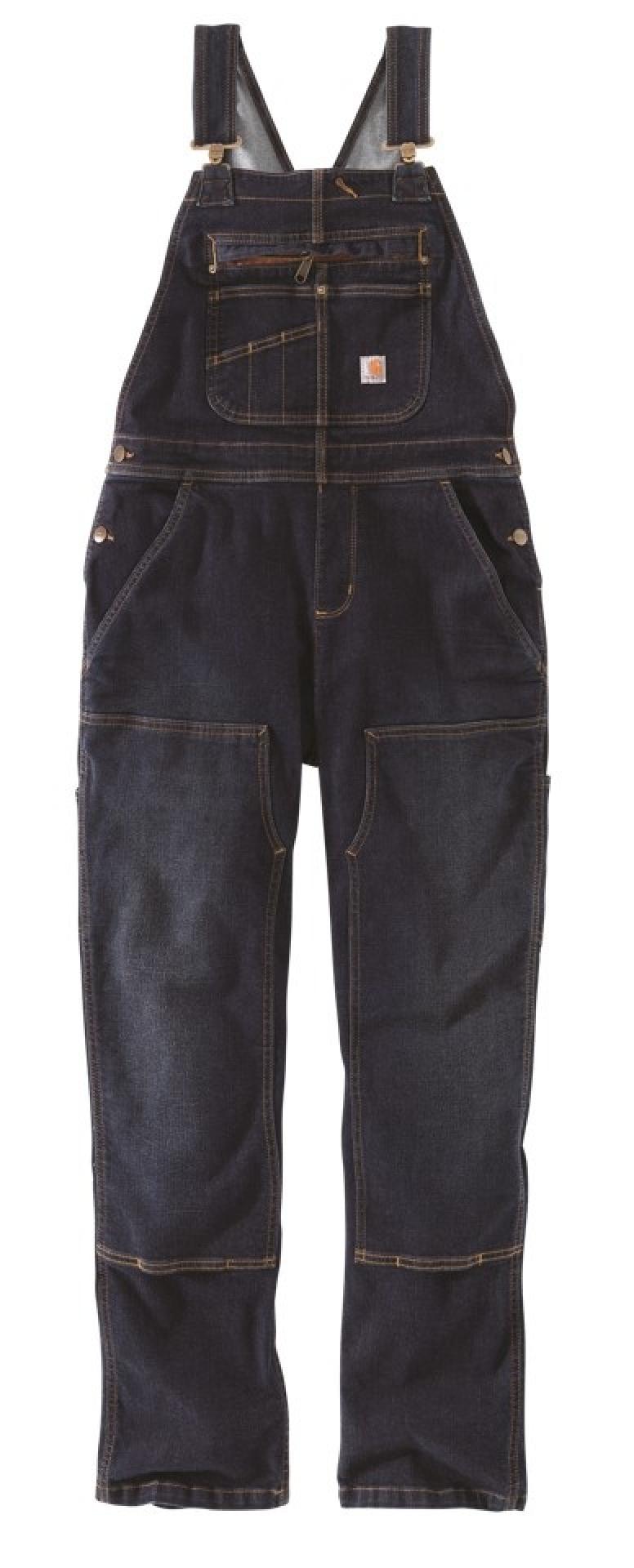 Carhartt Women's Rugged Flex Denim Double-Front Bib Overall Front