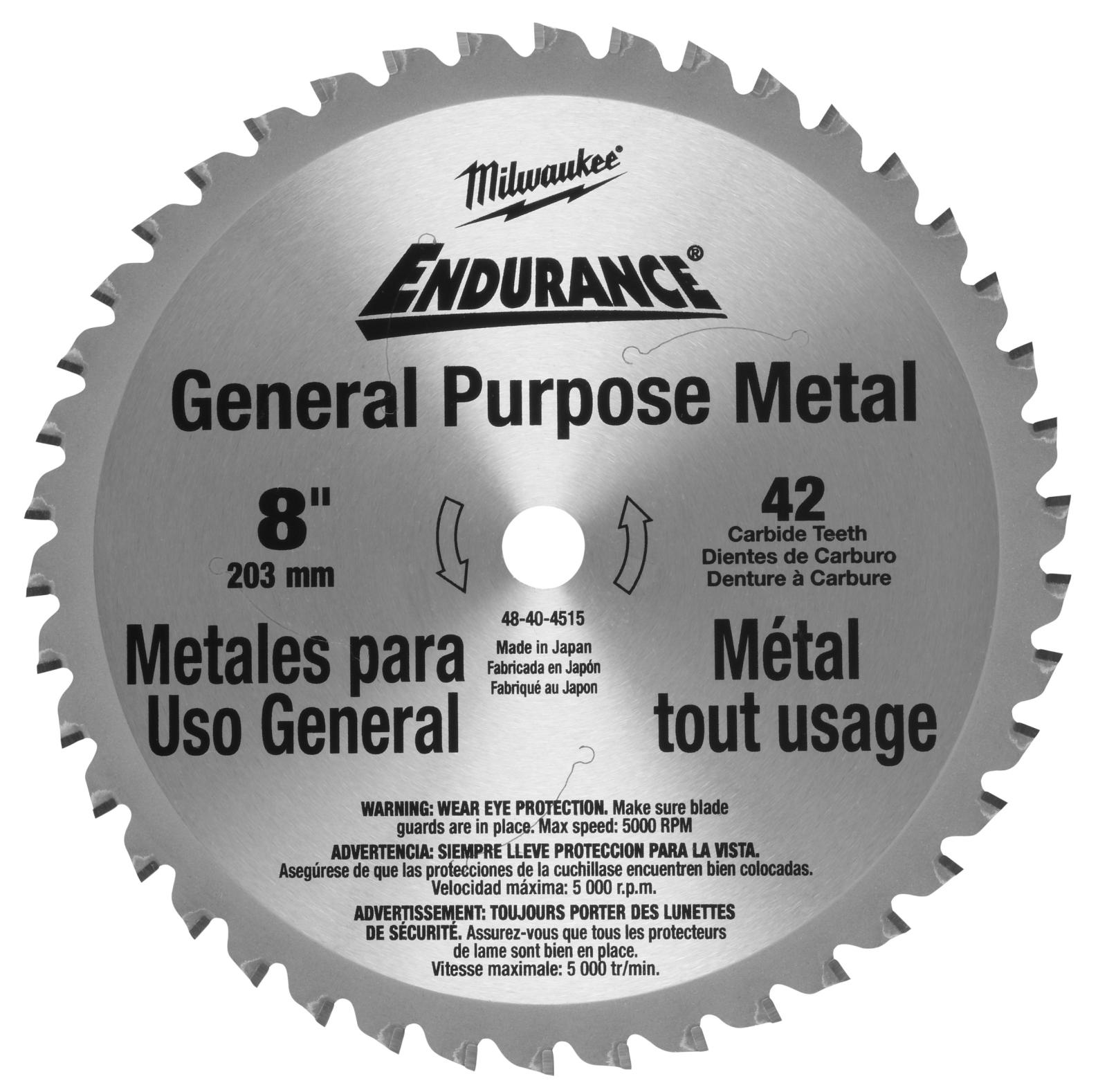 Milwaukee General Purpose Circular Saw Blades