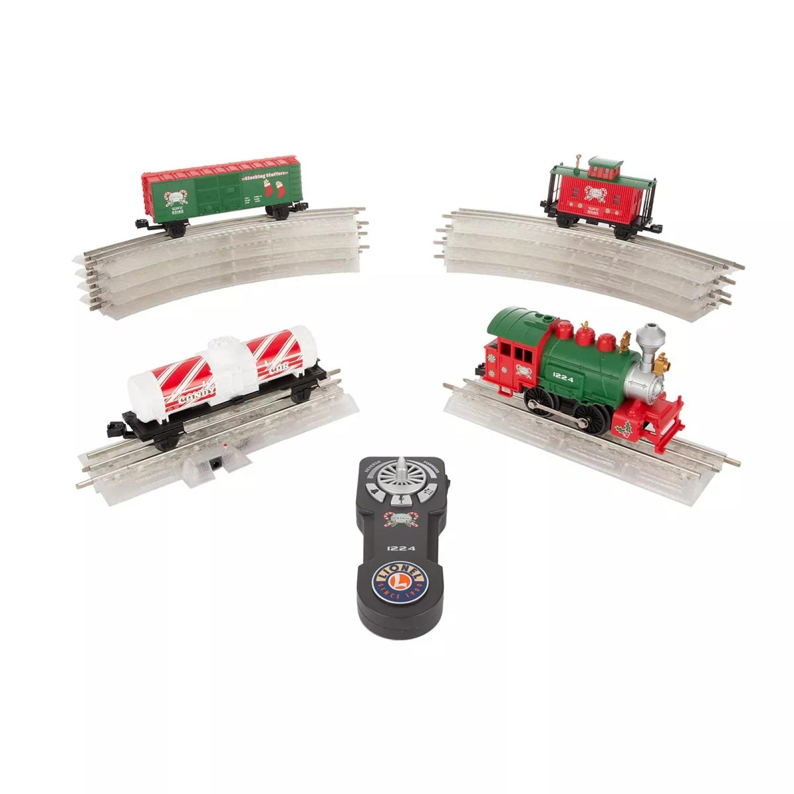 Lionel Junction North Pole Central Ready-To-Run Electric O-Gauge Train Set