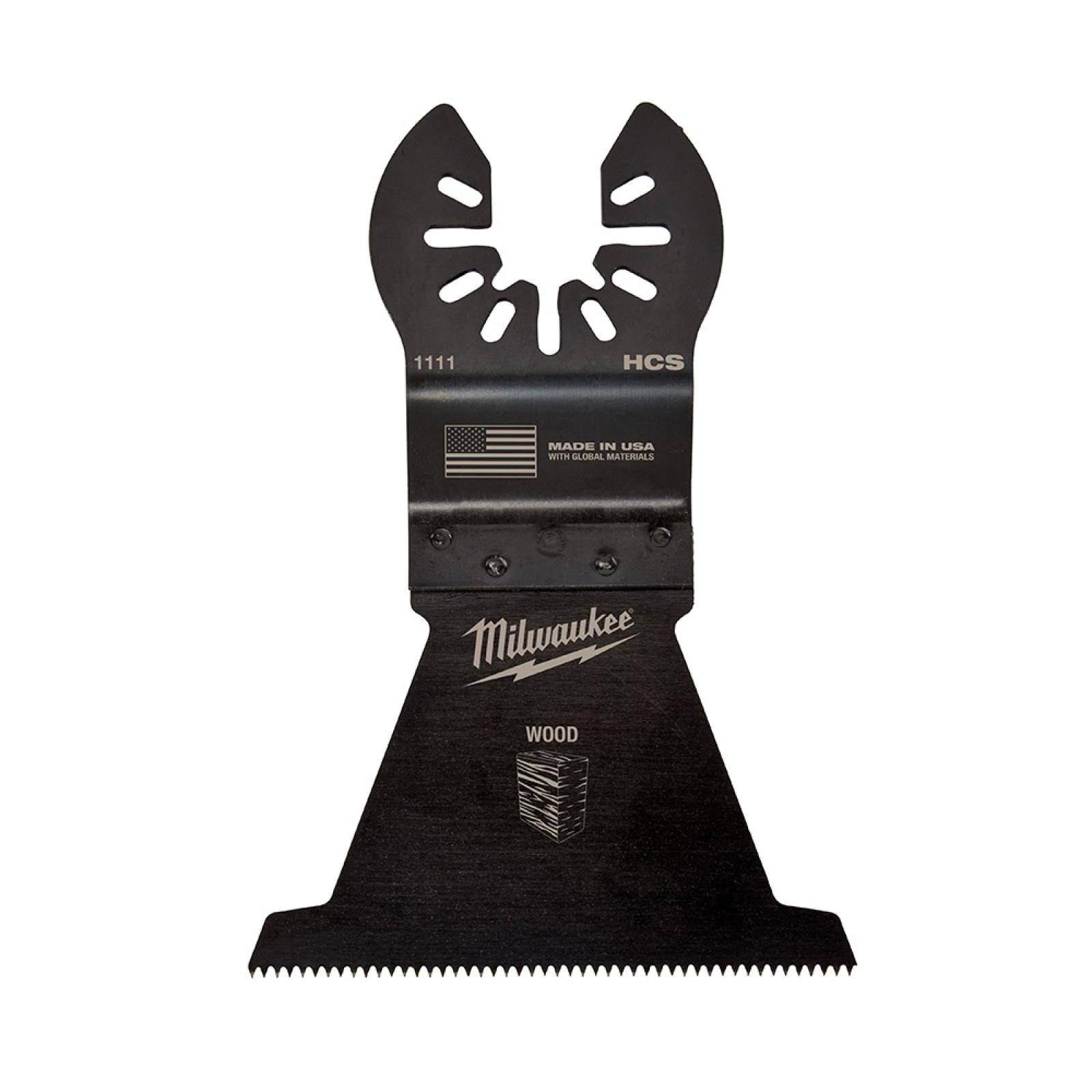 Milwaukee High Carbon Steel Universal Fit Wood Cutting Multi-Tool Oscillating Blades