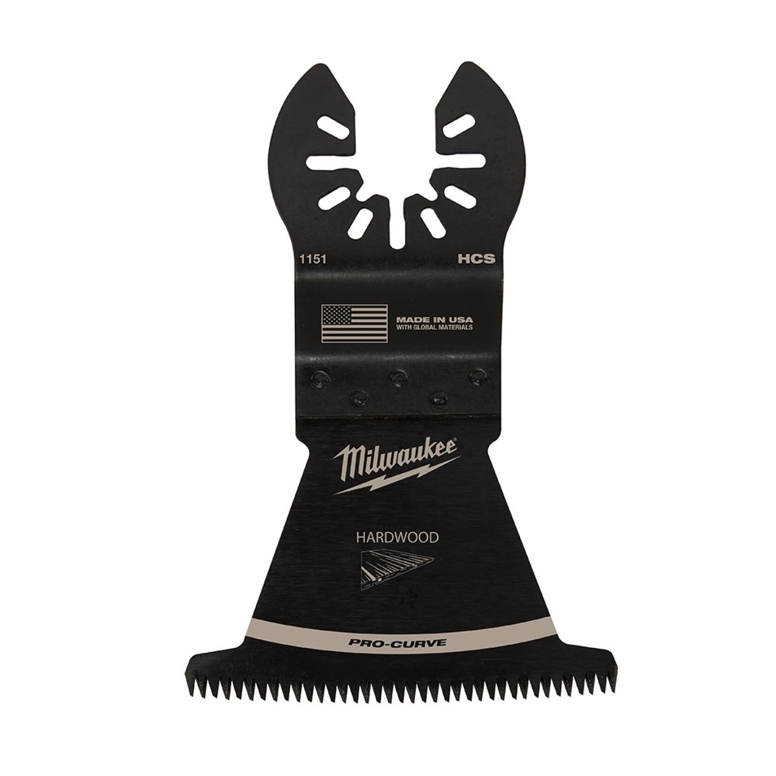 Milwaukee High Carbon Steel Universal Fit Japanese Teeth Hardwood Cutting Multi-Tool Oscillating Blade