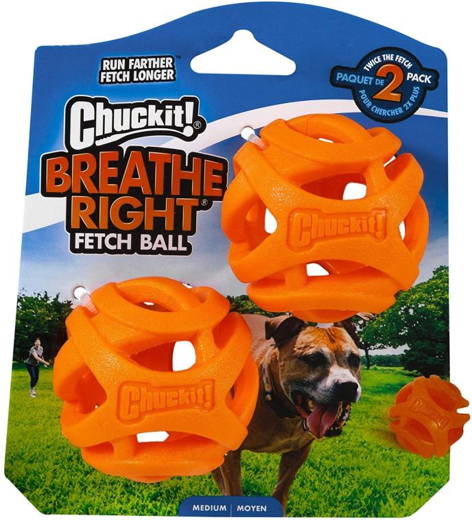 Chuckit! Breathe Right Fetch Ball, 2 pk