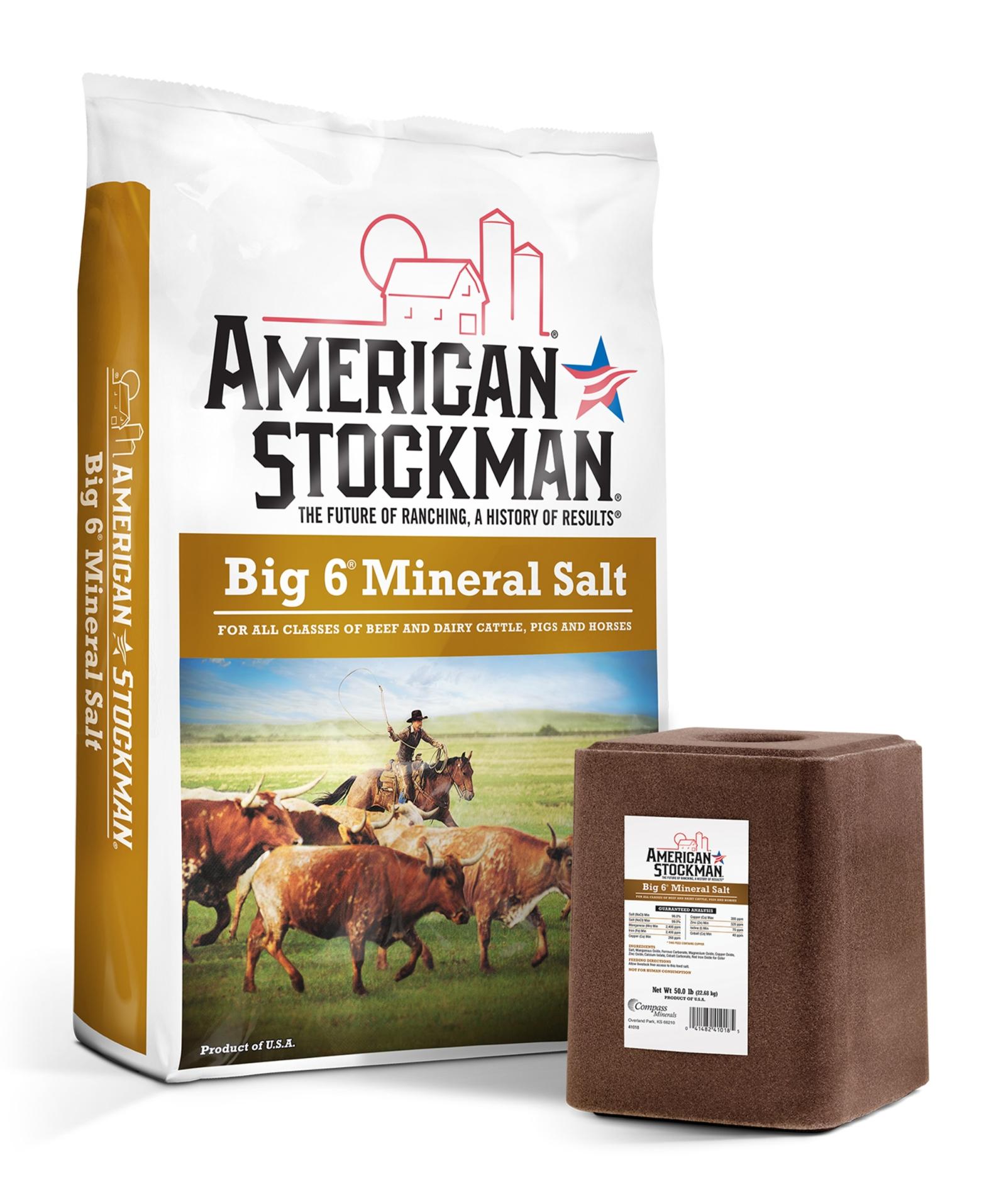 American Stockman Big 6 Mineral Salt Bag