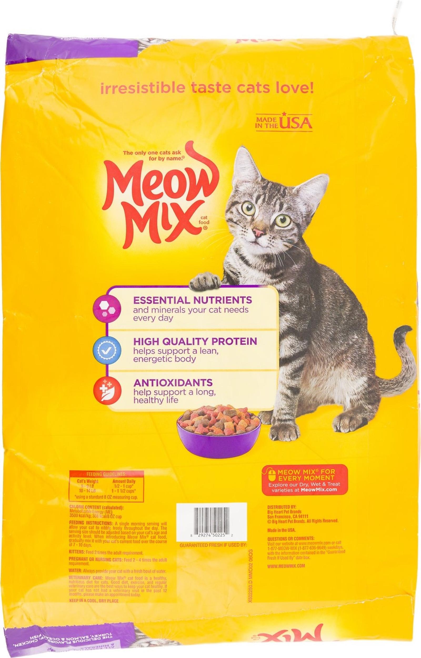 Meow Mix Original Choice Cat Food