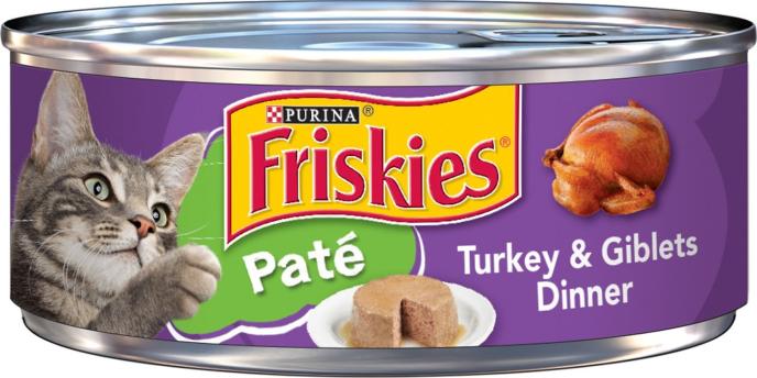 Purina Friskies Pate Turkey & Giblets Dinner