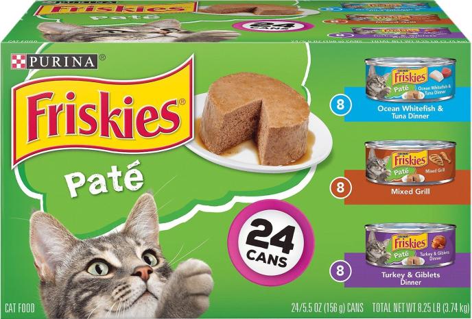 Purina Friskies Classic Pate Variety Pack Canned Cat Food