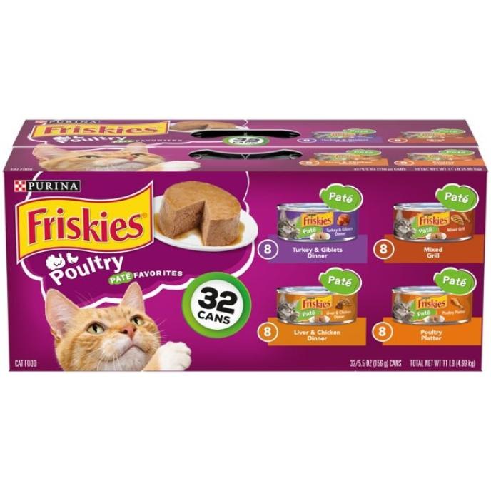 Purina Friskies Poultry Pate Favorites Variety Pack