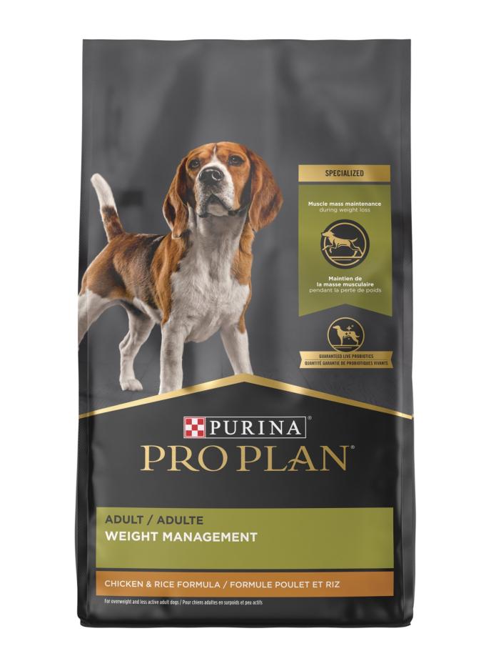 Purina Pro Plan Adult Weight Management Chicken & Rice Formula Dry Dog Food