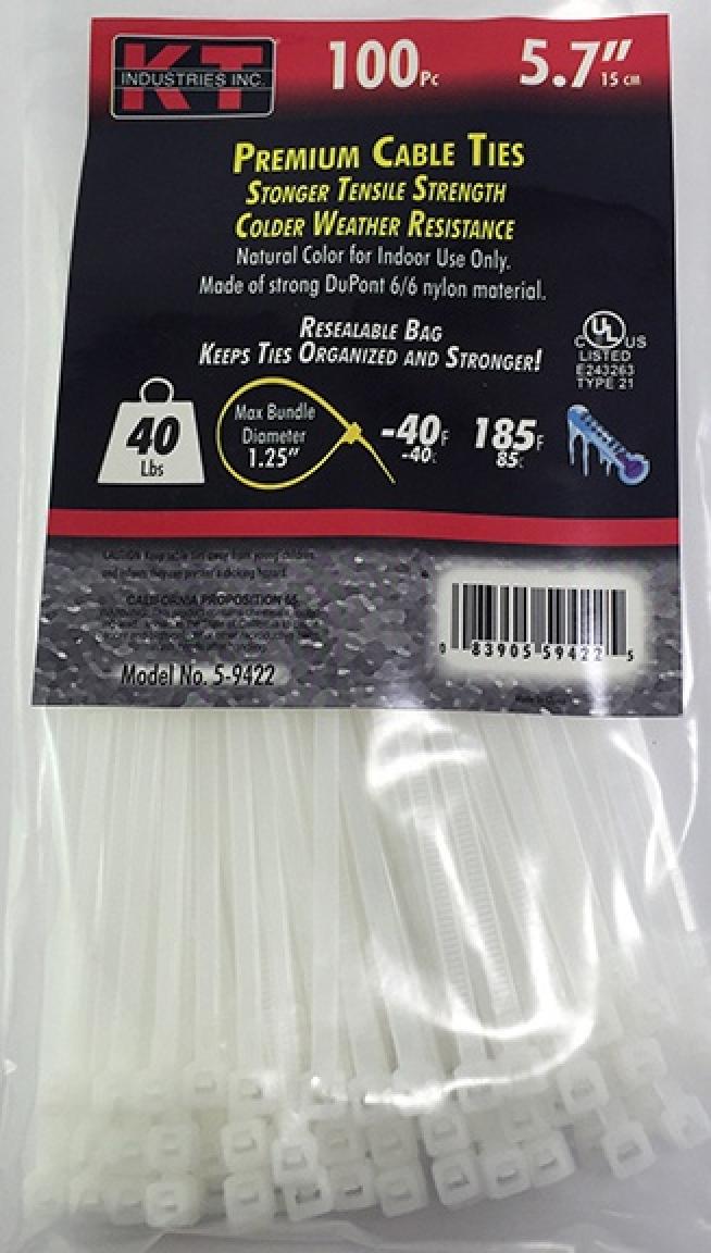 K-T Industries Light Duty Cable Ties