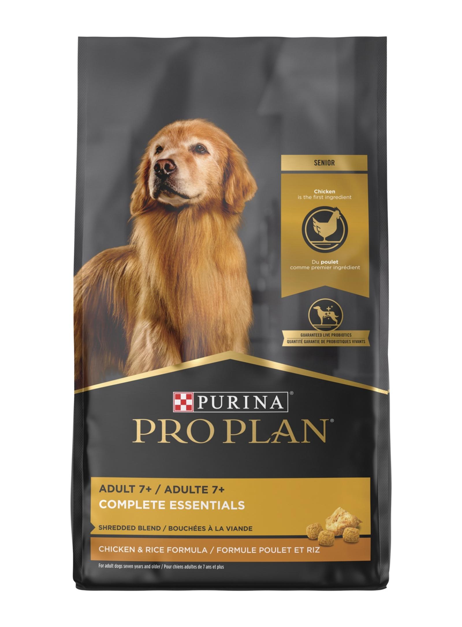 Purina Pro Plan Adult 7+ Complete Essentials Shredded Blend Chicken & Rice Formula