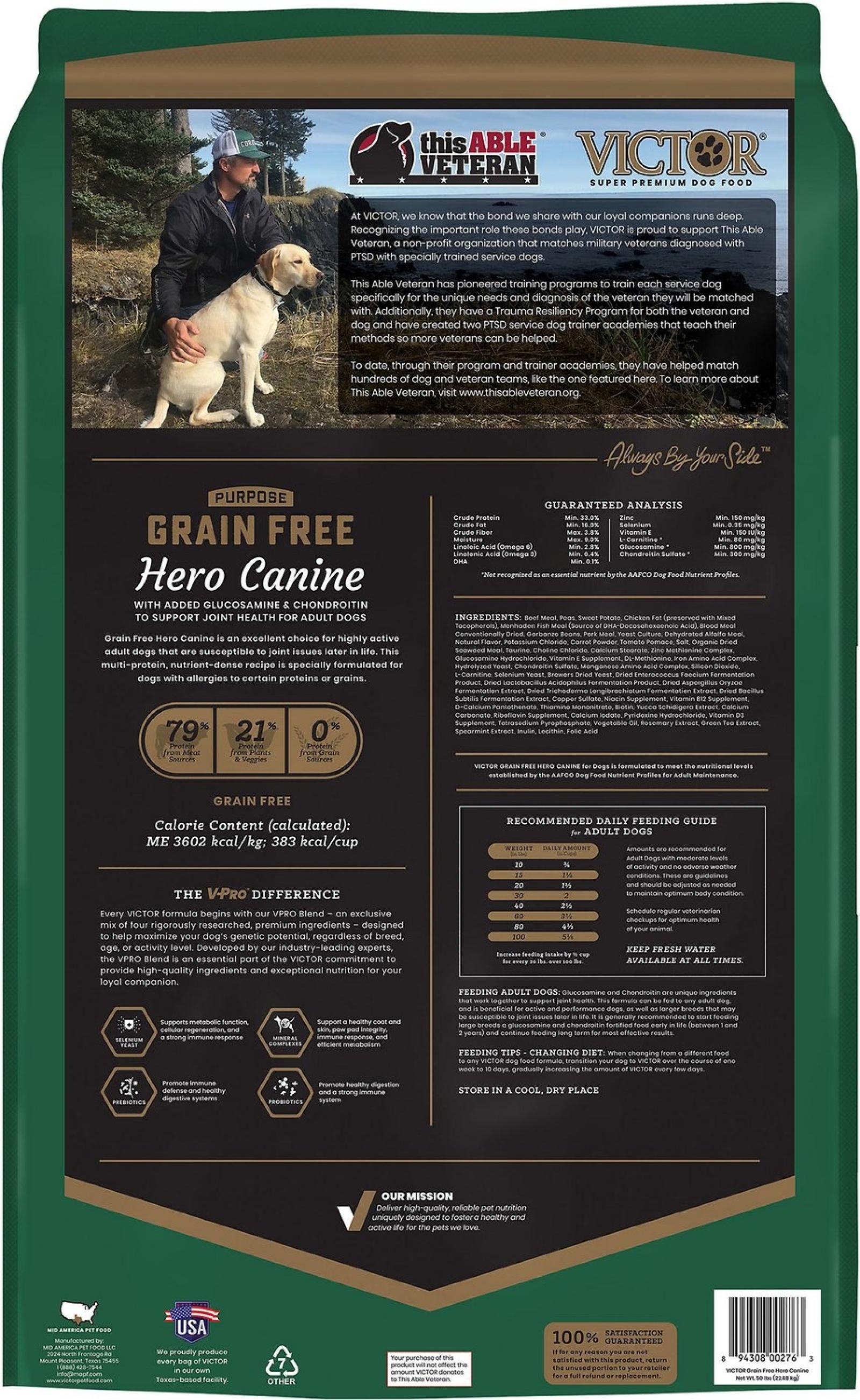 Victor Purpose Grain-Free Hero Canine