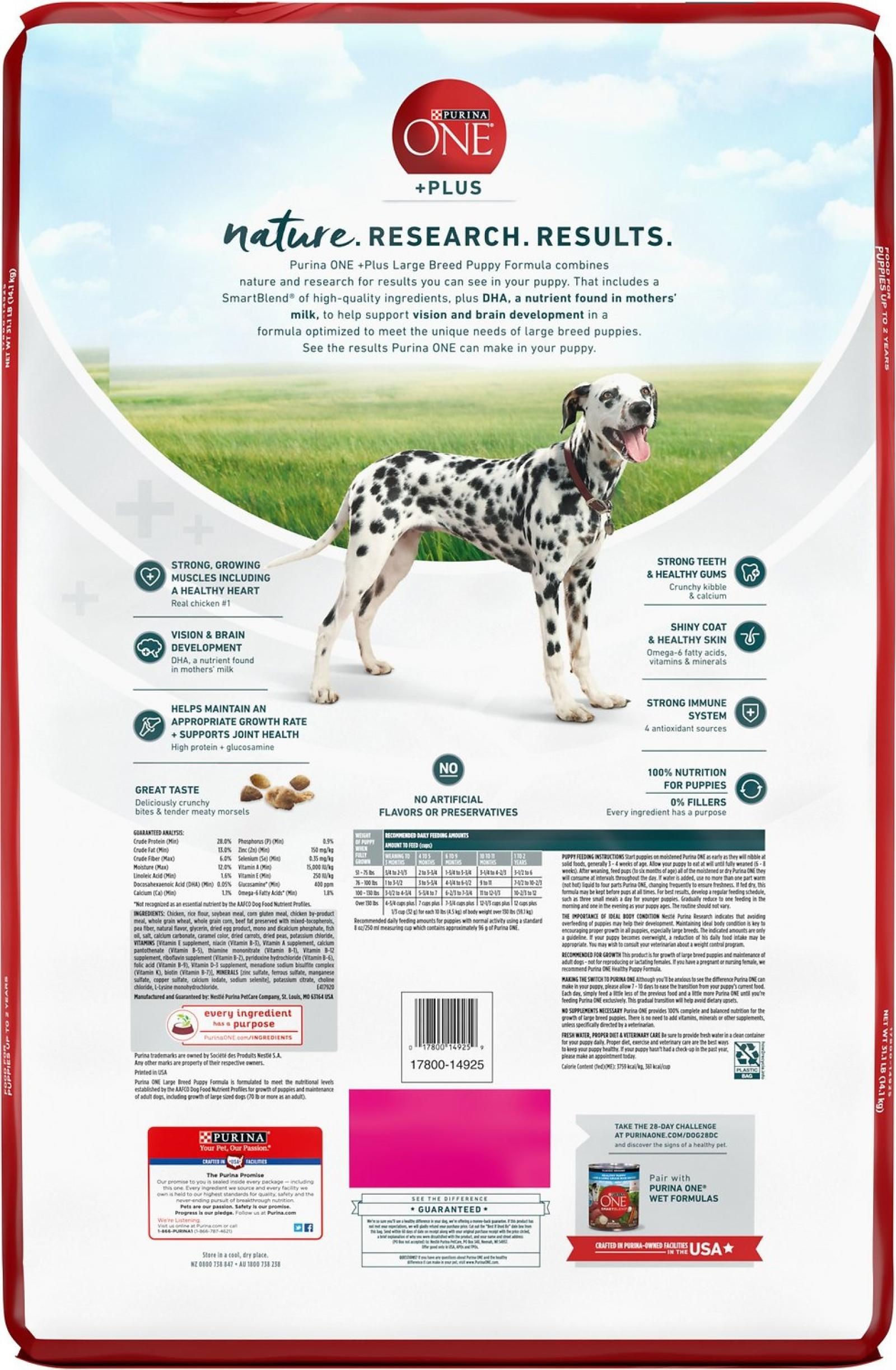 Purina One +Plus Puppy Large Breed Formula