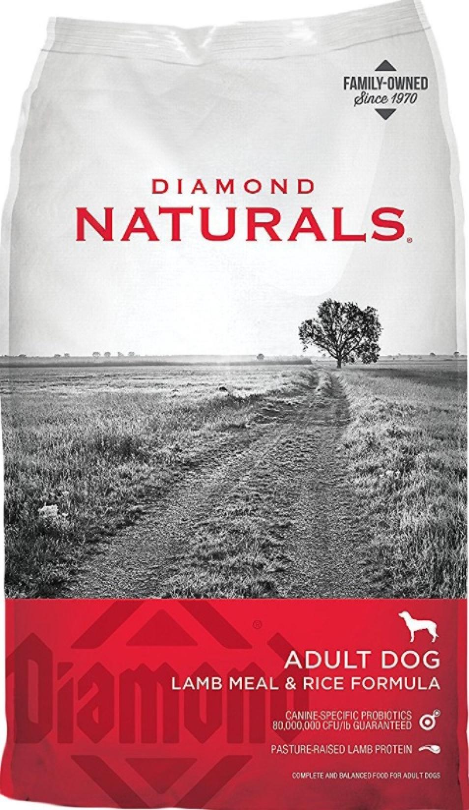 Diamond Naturals Lamb Meal & Rice Formula Adult Dry Dog Food Front