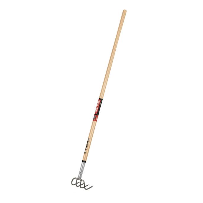 Truper 4 Tine Ash Handle Forged Cultivator