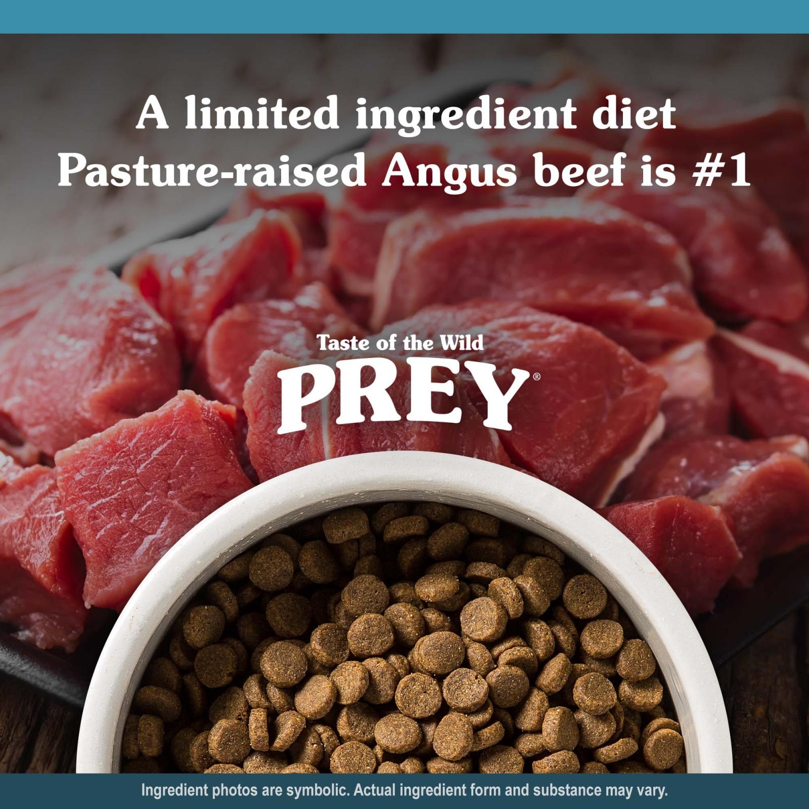 Taste of the Wild PREY Angus Beef LID for Dogs