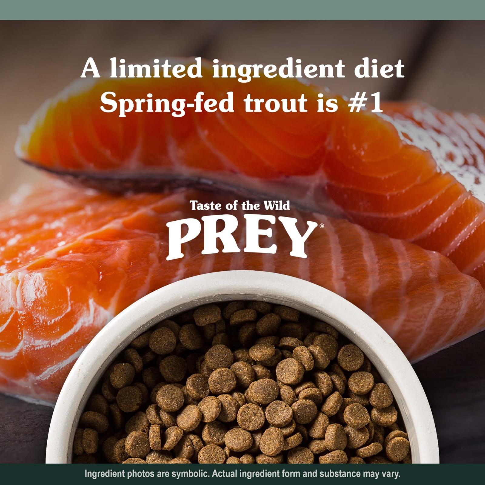 Taste of the Wild PREY Trout LID for Dogs