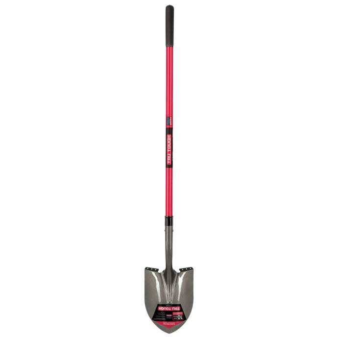 Truper Round Point Shovel with Steel Handle
