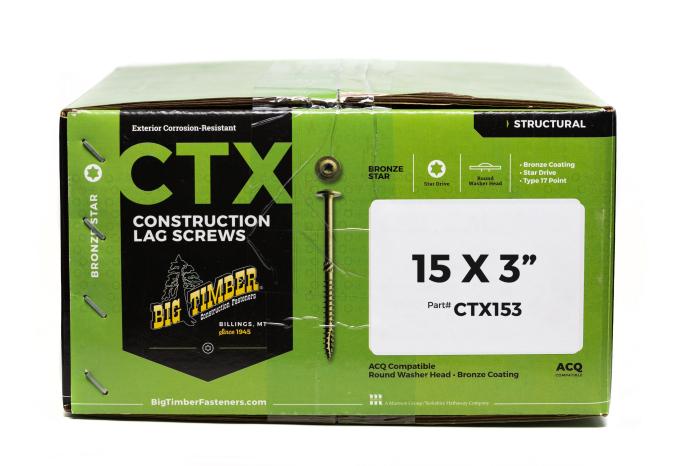 content/products/Big Timber Fasteners #15 CTX Structural Lag Screws