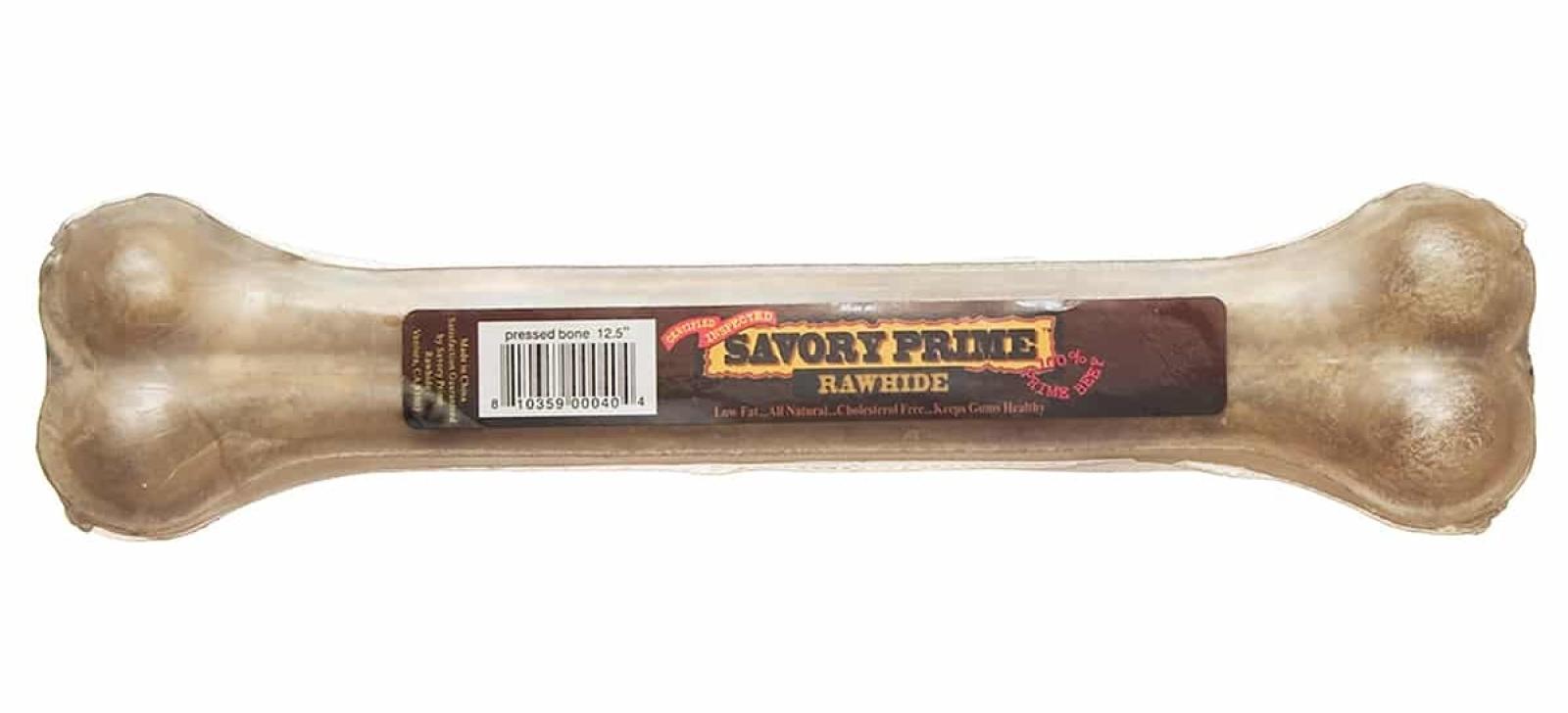 Savory Prime 12.5″ Natural Pressed Bone