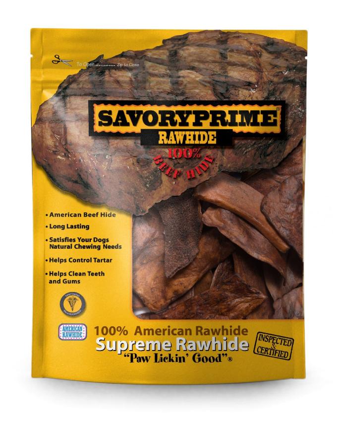 Savory Prime Beef Rawhide Chips