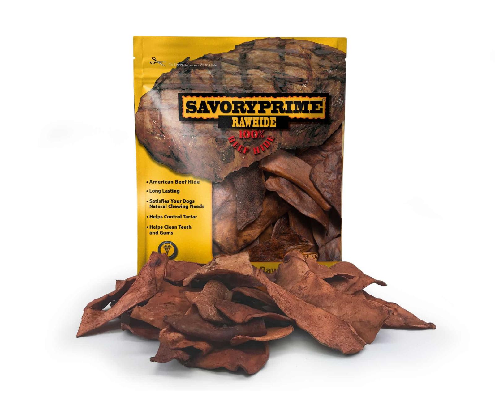 Savory Prime Beef Rawhide Chips
