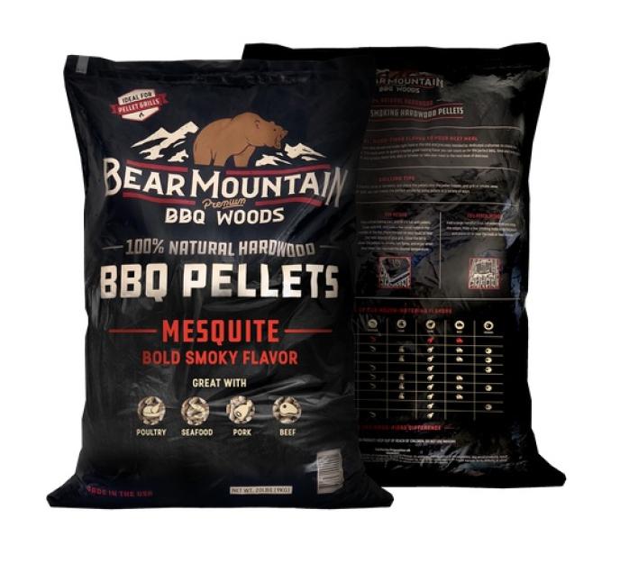 content/products/Bear Mountain BBQ Mesquite Wood Pellets Front