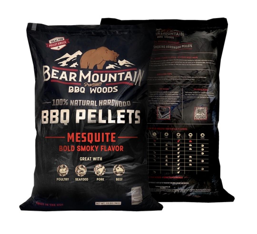 Bear Mountain BBQ Mesquite Wood Pellets Front