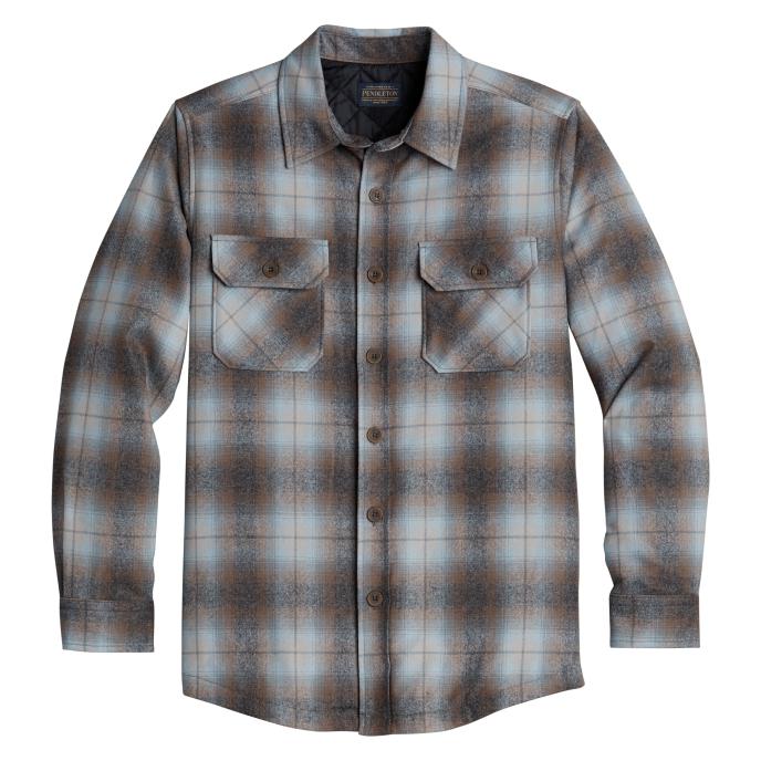 Pendleton Men's Plaid Quilted Shirt Jacket