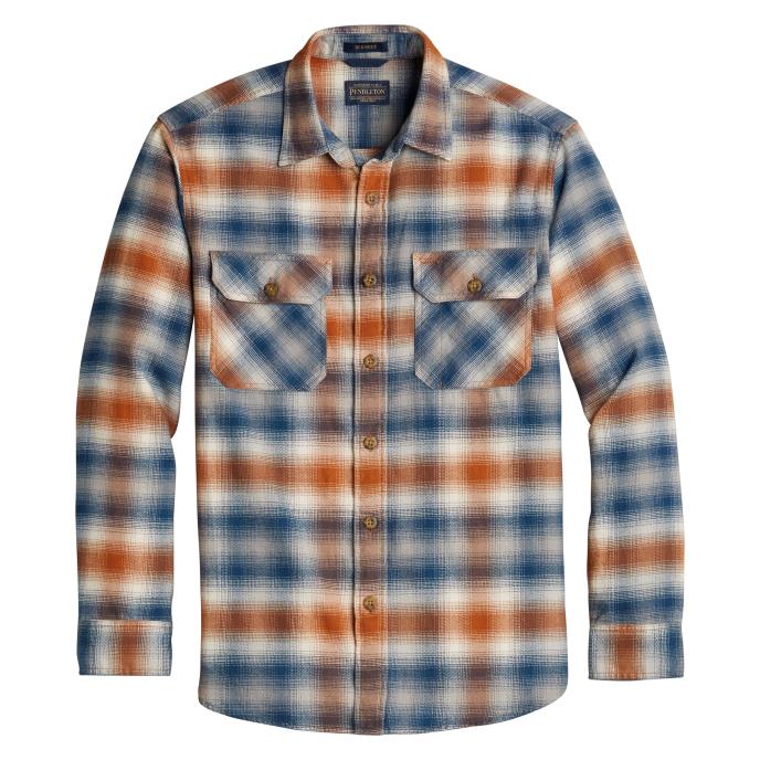 Pendleton Men's Plaid Burnside Double-Brushed Flannel Shirt