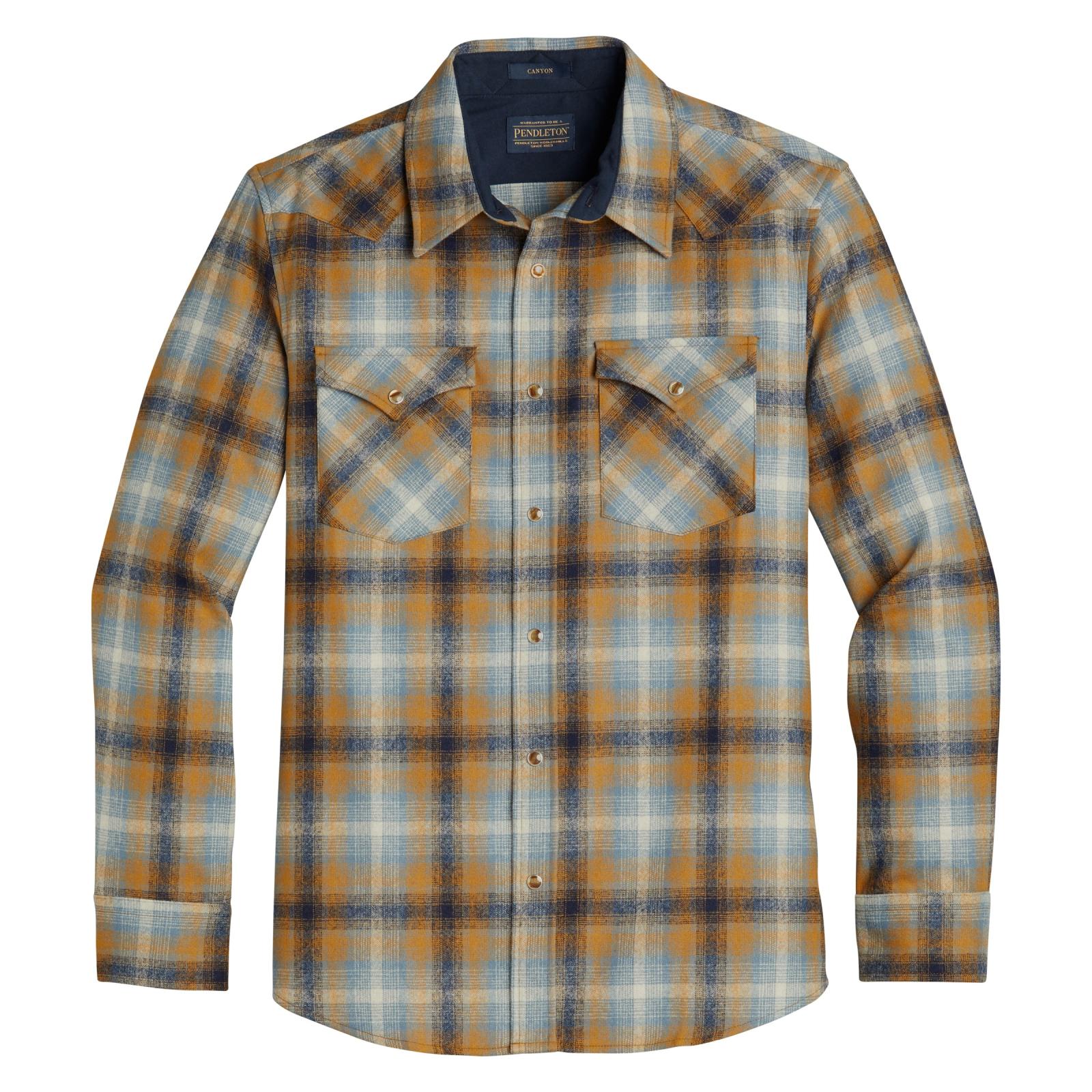 Pendleton Men's Plaid Snap-Front Western Canyon Shirt