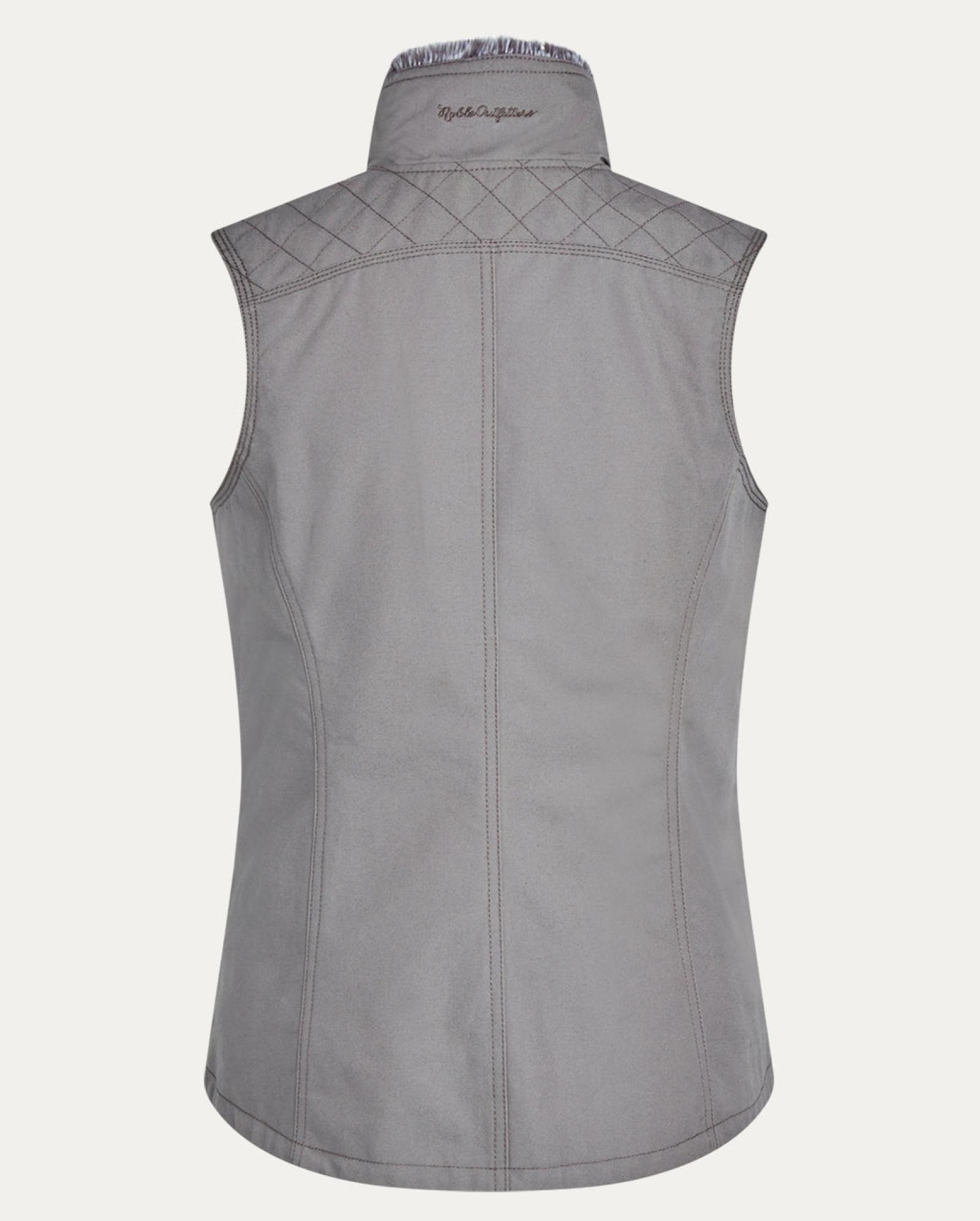 Noble Outfitters Women's Canvas Vest Black grey View