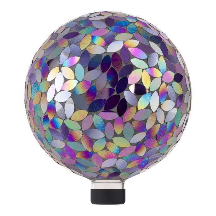 content/products/Alpine Purple Pearlized Petals Mosaic Gazing Globe