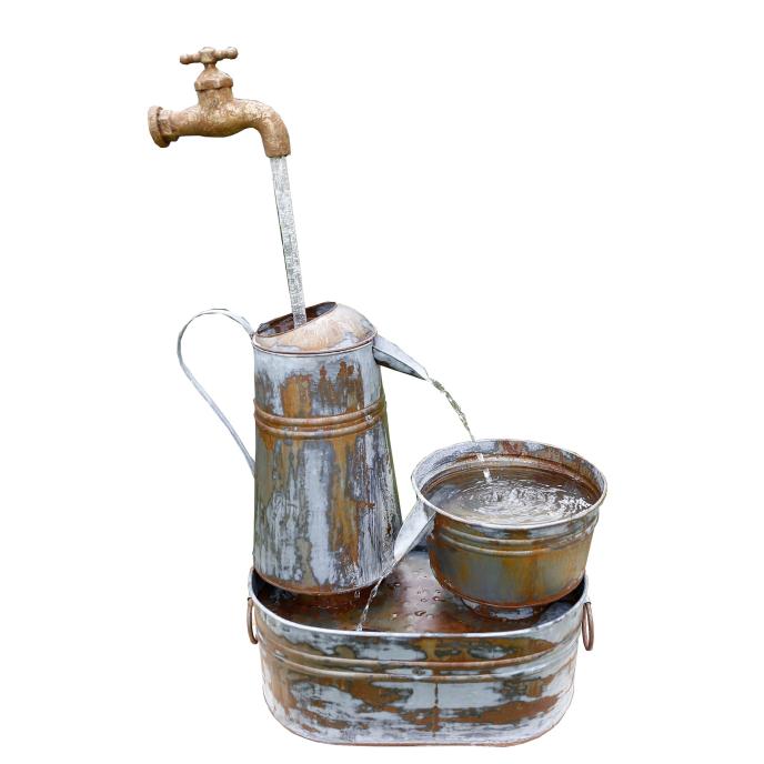 content/products/Alpine Rustic Watering Can Fountain