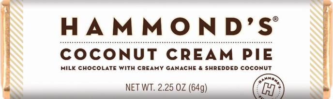 Hammond's Candies Coconut Cream Pie Milk Chocolate Bar