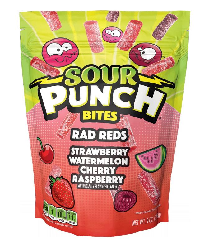 Sour Punch Rad Reds Bites
