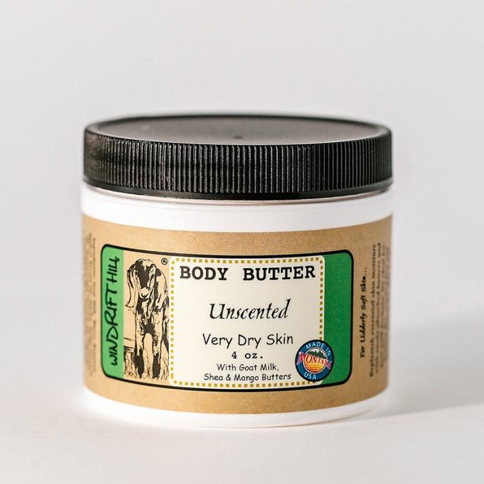 Windrift Hill Unscented Body Butter - 4oz