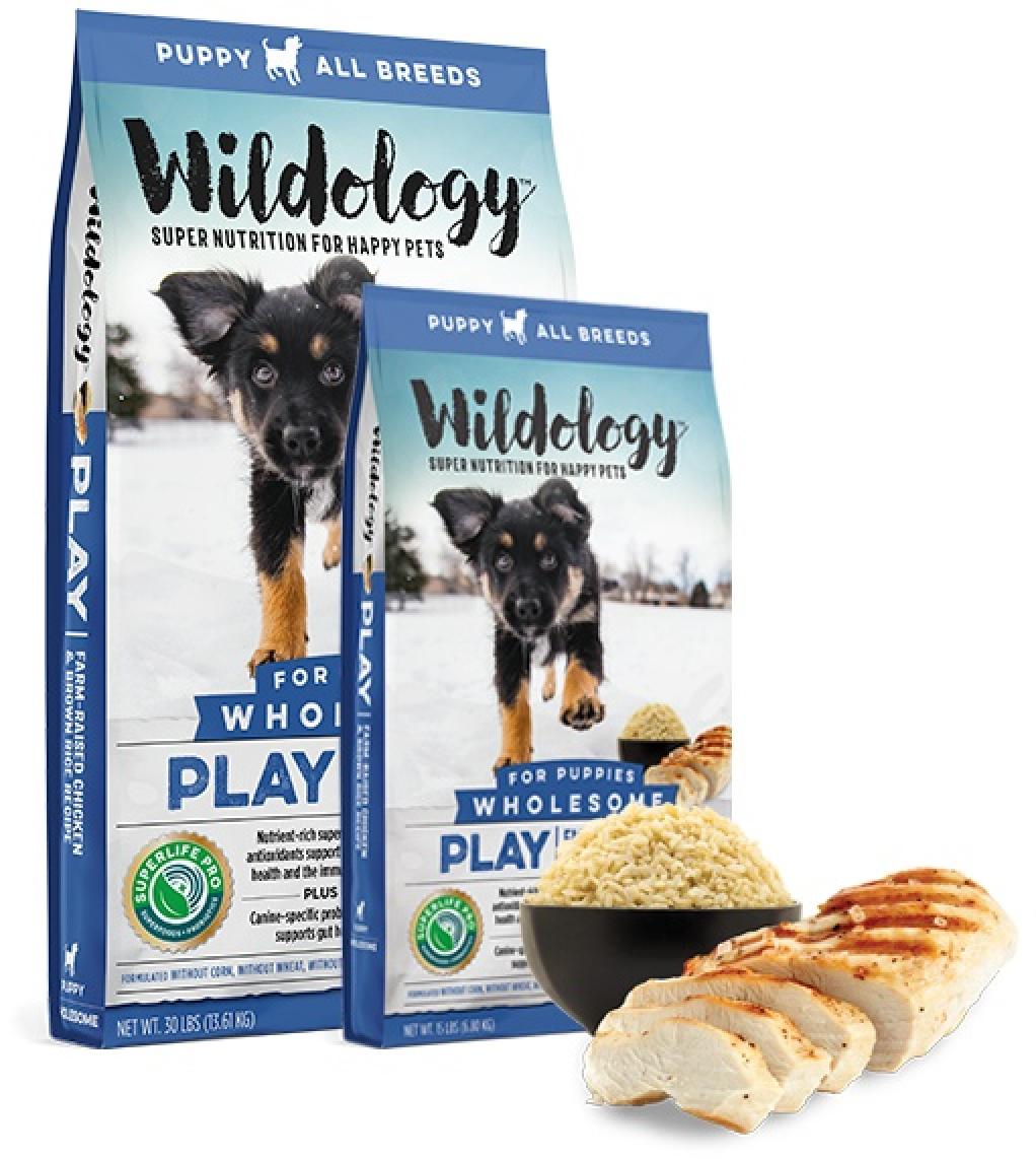 Wildology Play Chicken & Rice Puppy Food