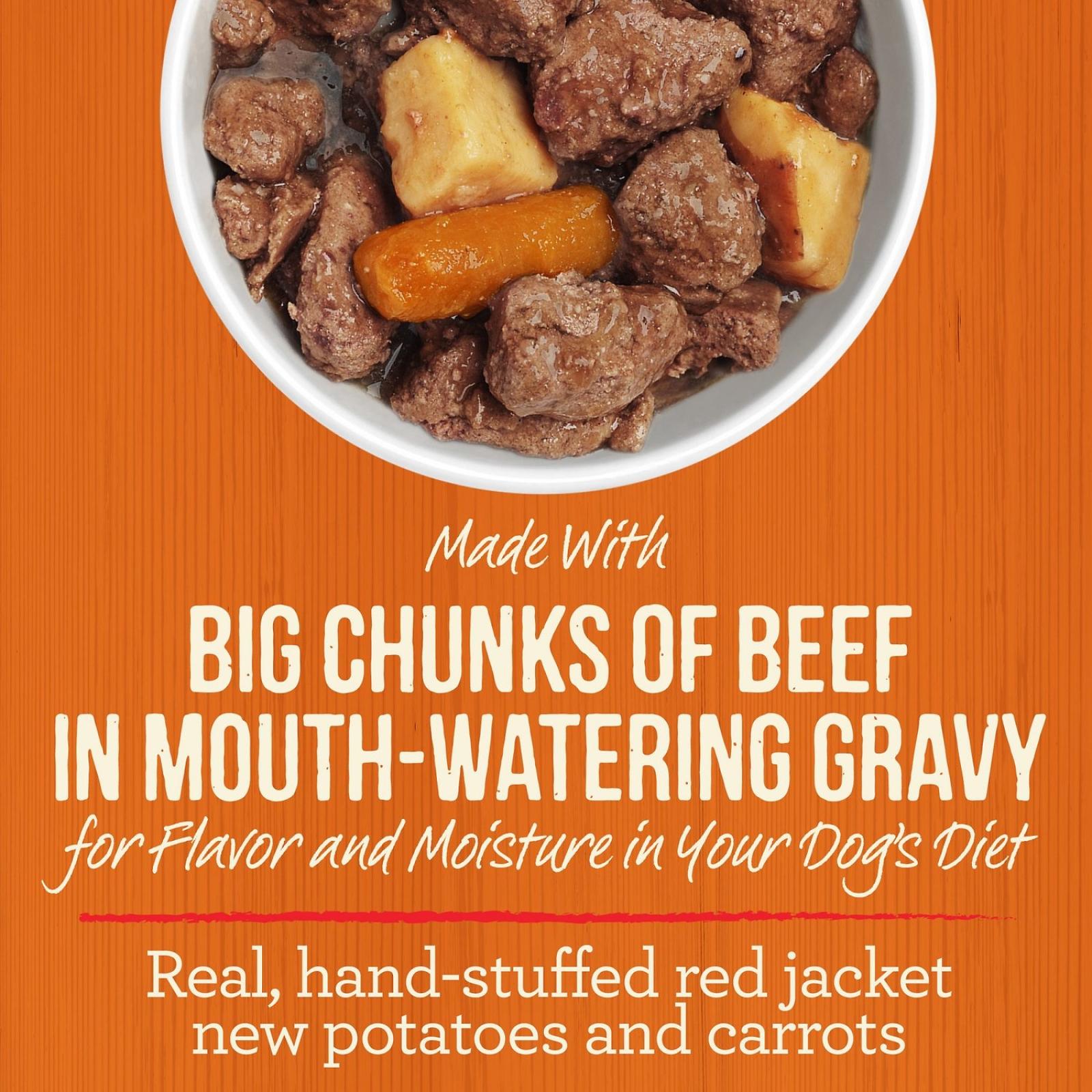 Merrick Chunky Grain Free Pappy's Pot Roast Dinner In Gravy Wet Dog Food