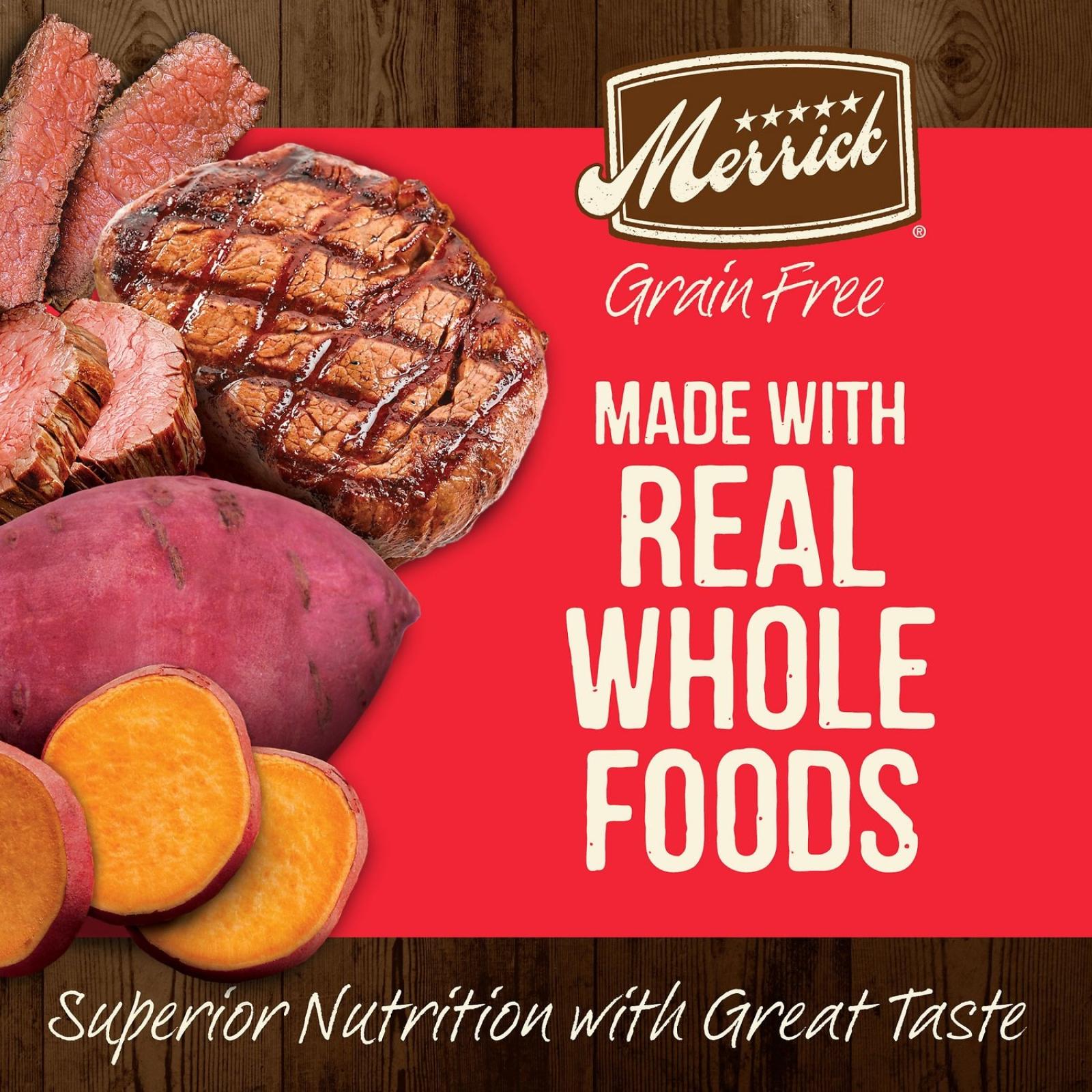Merrick Grain Free Real Bison, Beef + Sweet Potato Dry Dog Food
