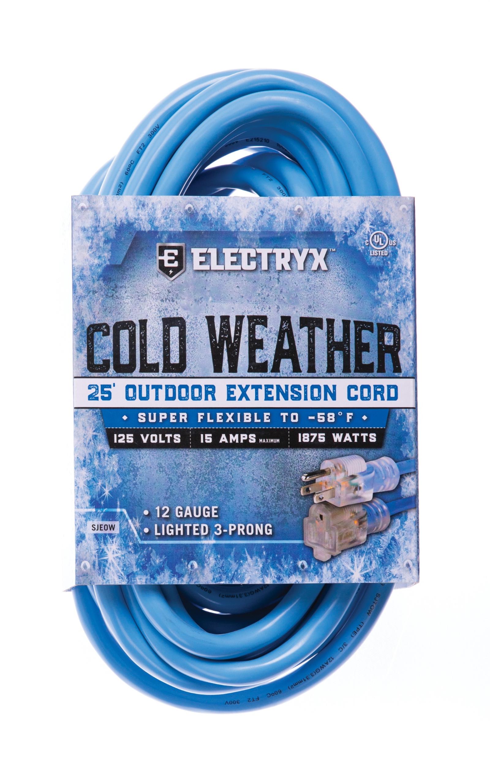 Electryx Cold Weather Outdoor Extension Cord