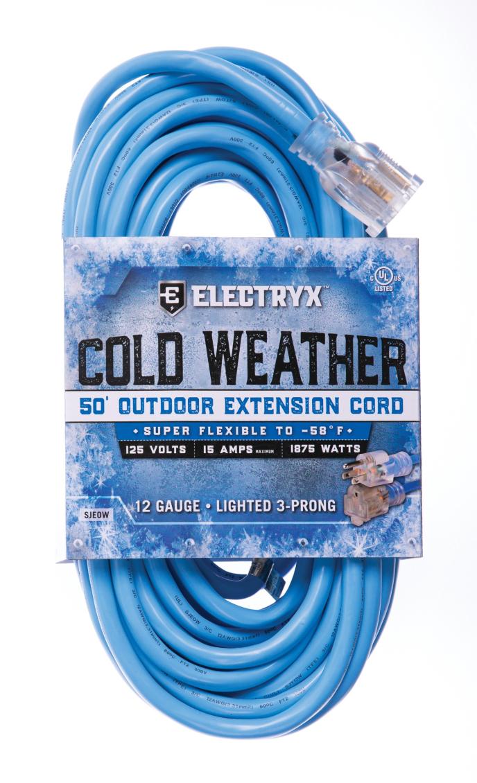 Electryx Cold Weather Outdoor Extension Cord