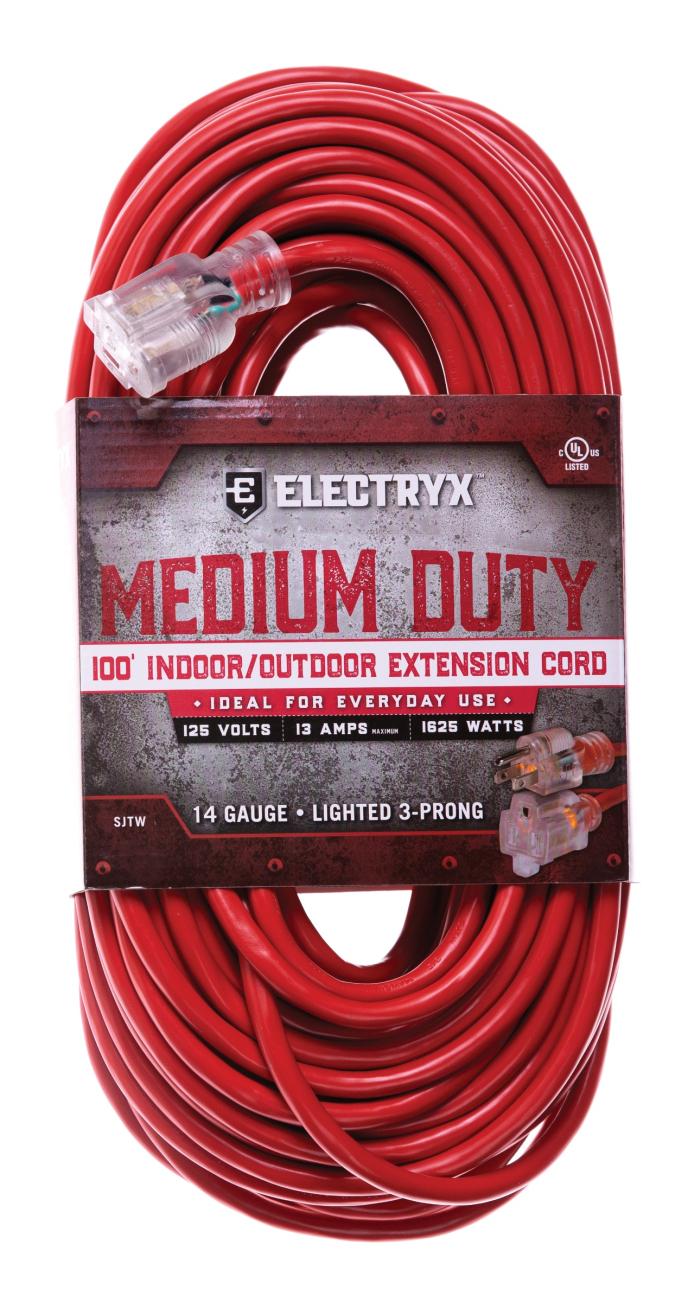 Electryx Medium Duty Indoor/Outdoor Extension Cord