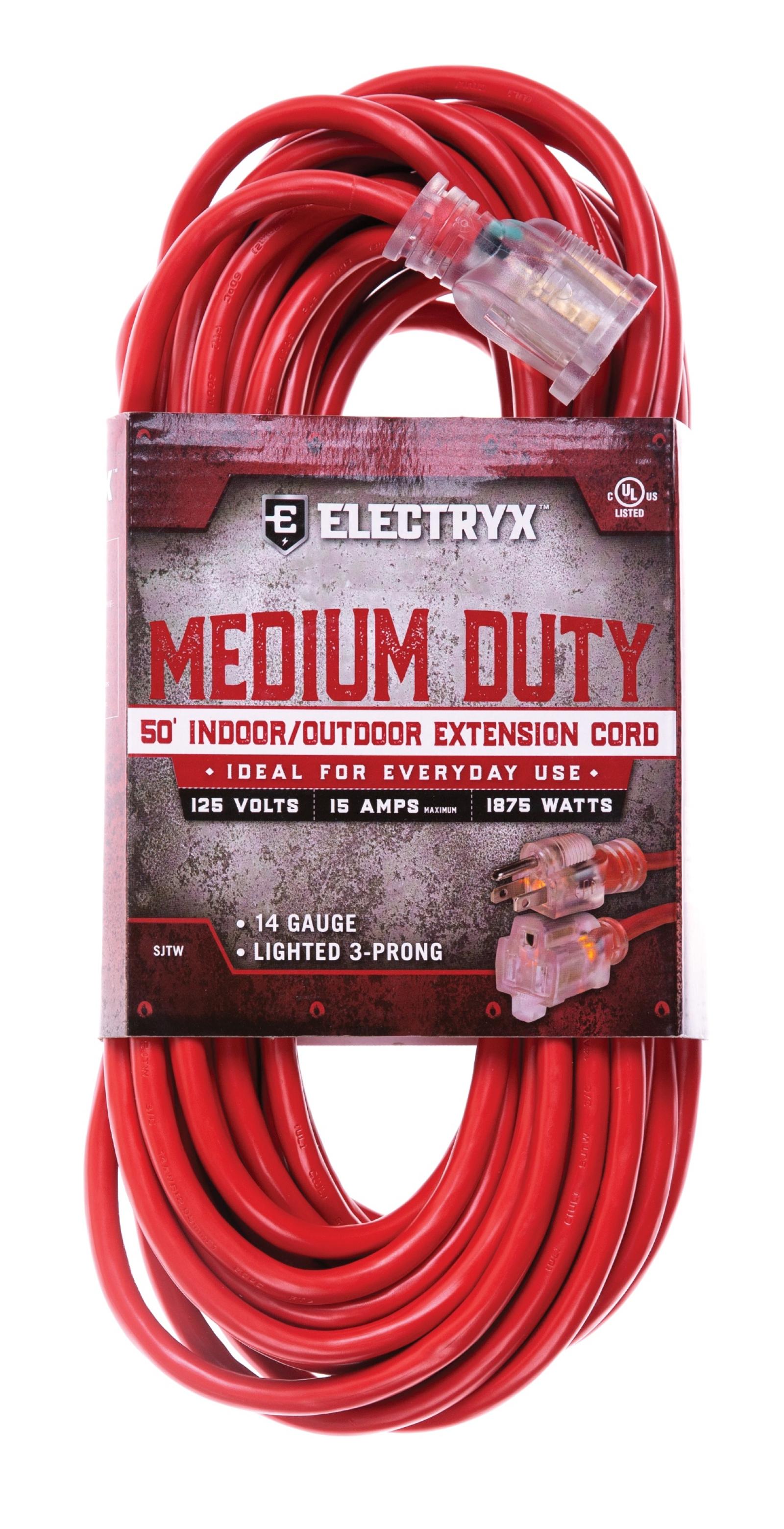 Electryx Medium Duty Indoor/Outdoor Extension Cord