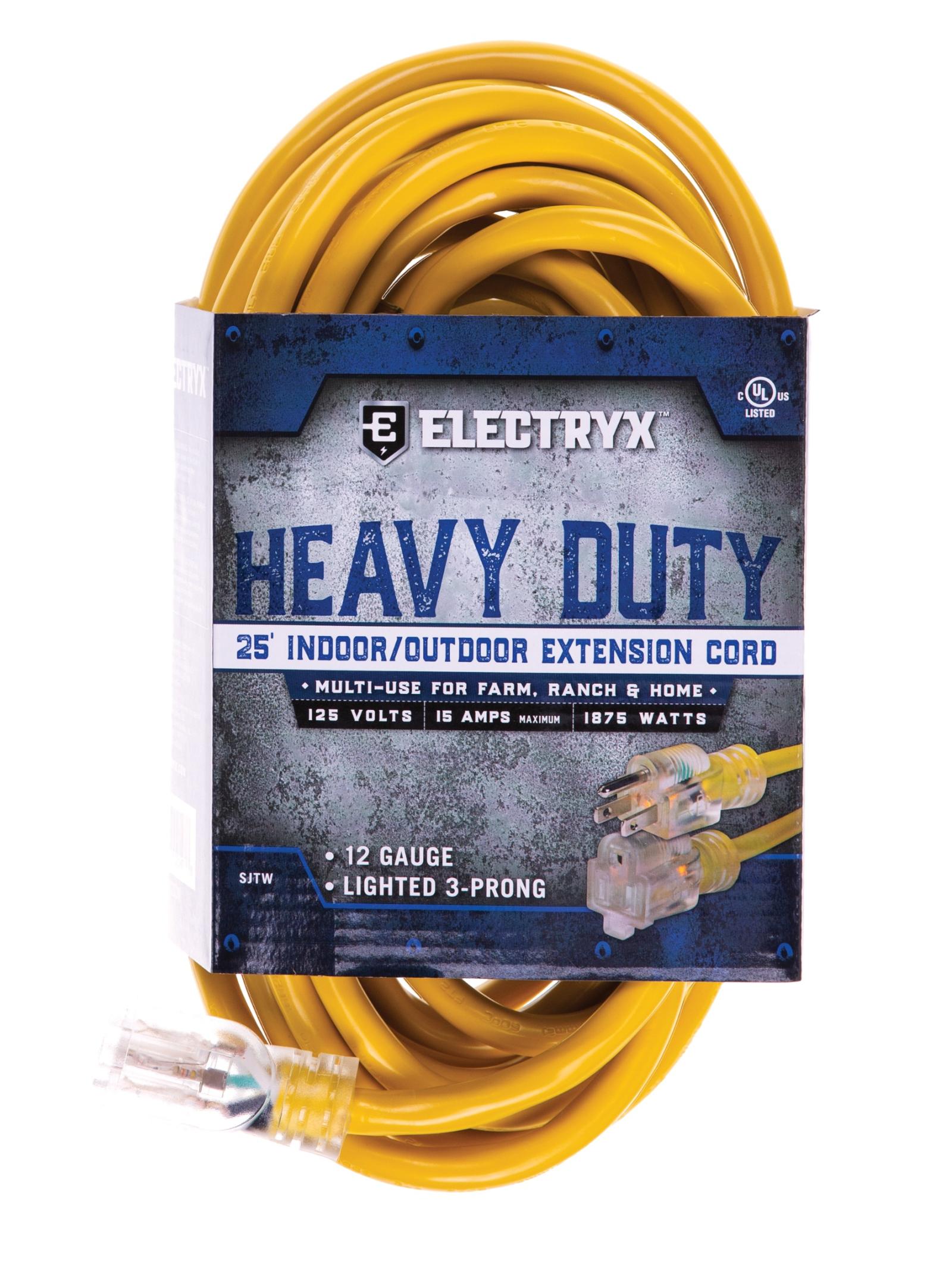 Electryx Heavy Duty Indoor/Outdoor Extension Cord