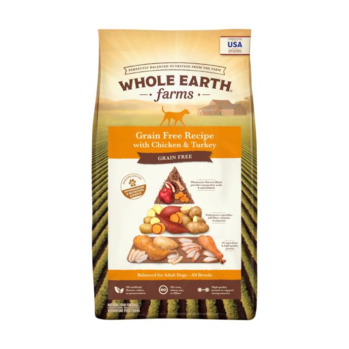 Whole Earth Farms Grain Free Chicken & Turkey Dry Dog Food