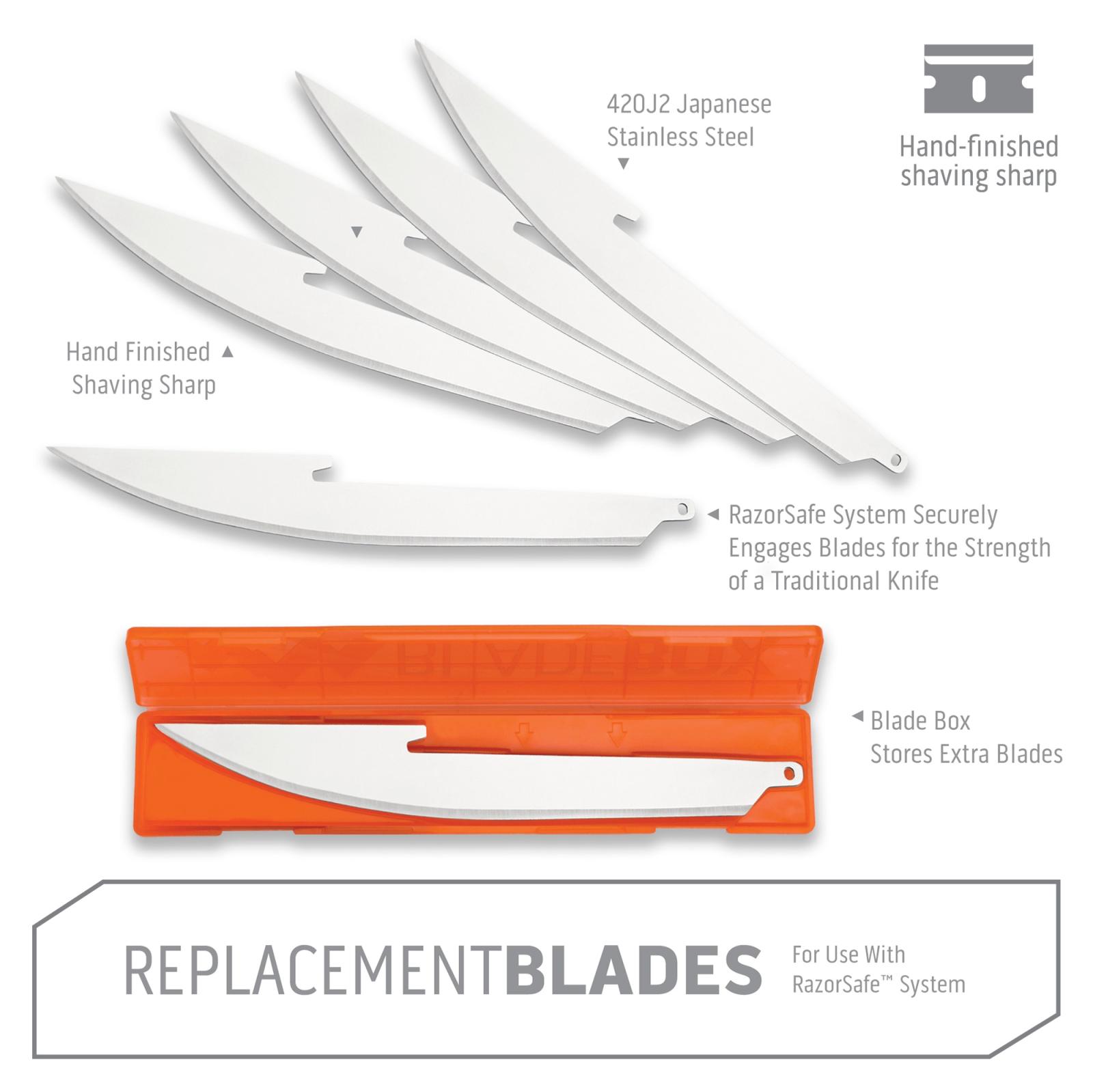 Outdoor Edge RazorSafe System Boning/Fillet Replacement Blades