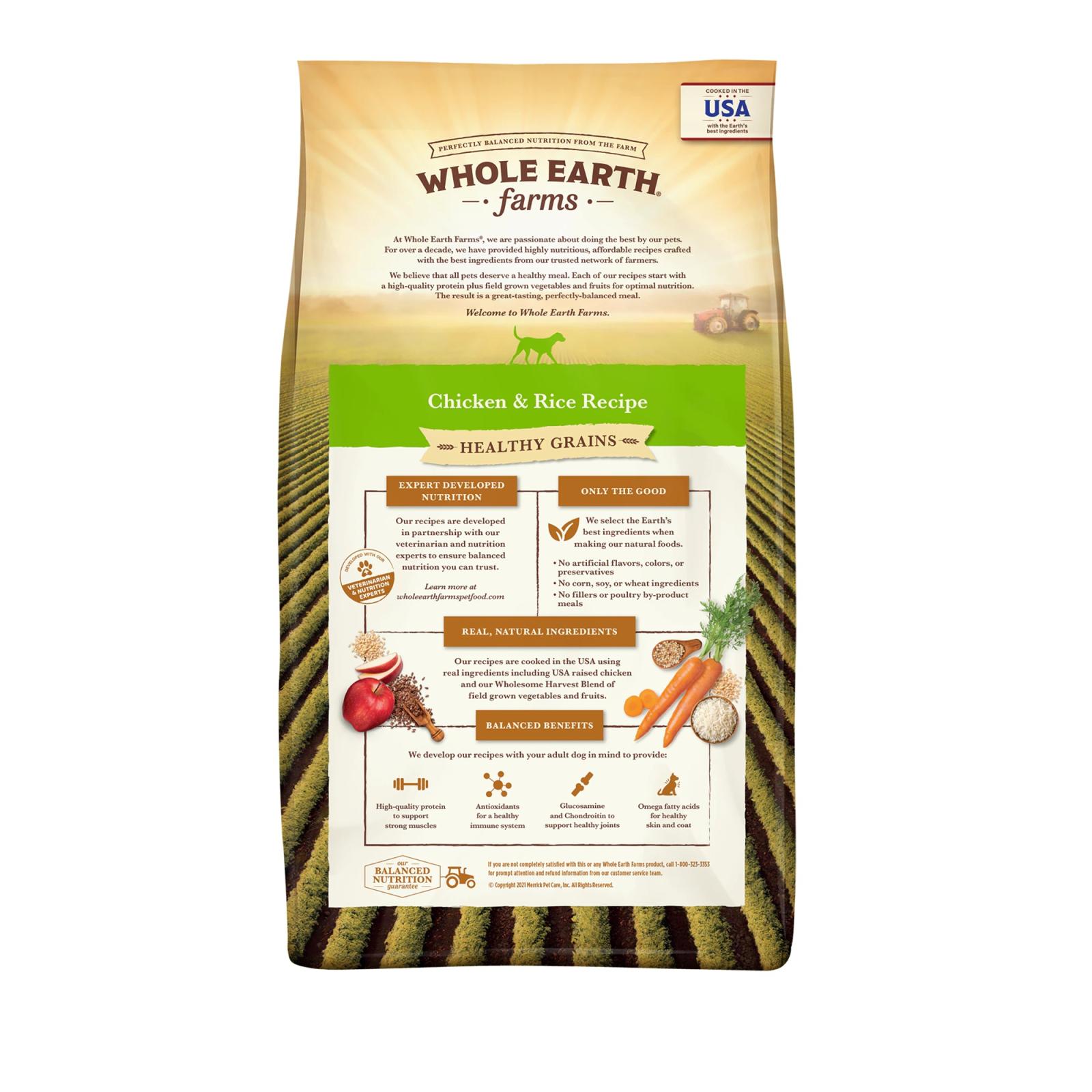 Whole Earth Farms Healthy Grains Chicken & Rice Dry Dog Food
