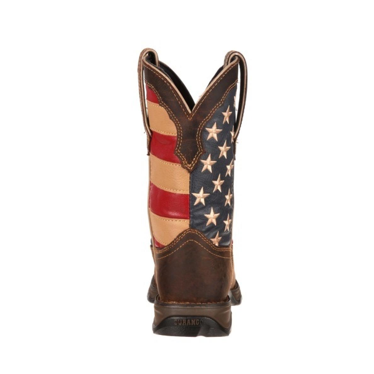 Durango Women's Lady Rebel Patriotic Pull-On Western Flag Boot